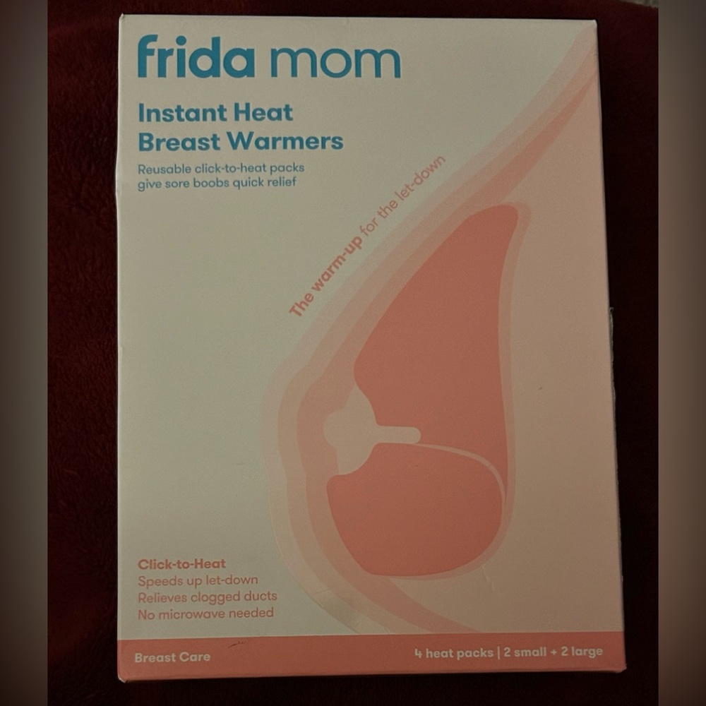 Frida Mom Instant Heat Breast Warmers - 4ct